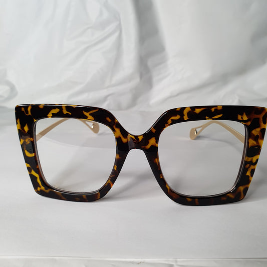 Oversized Women’s Anti-Blue Light Glasses – Premium Retro Square Frame