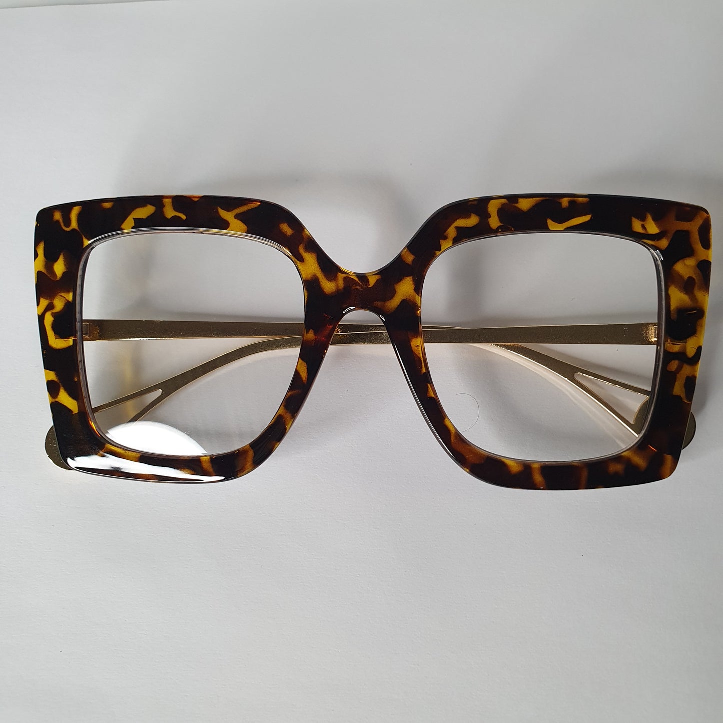 Oversized Women’s Anti-Blue Light Glasses – Premium Retro Square Frame