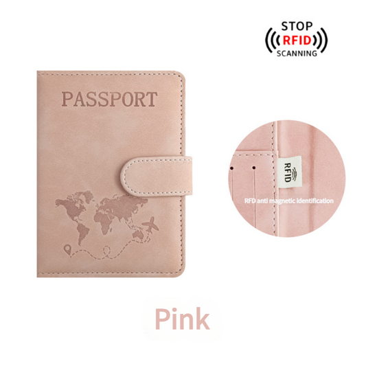 Travel Passport Holder – Slim RFID-Blocking Passport Wallet