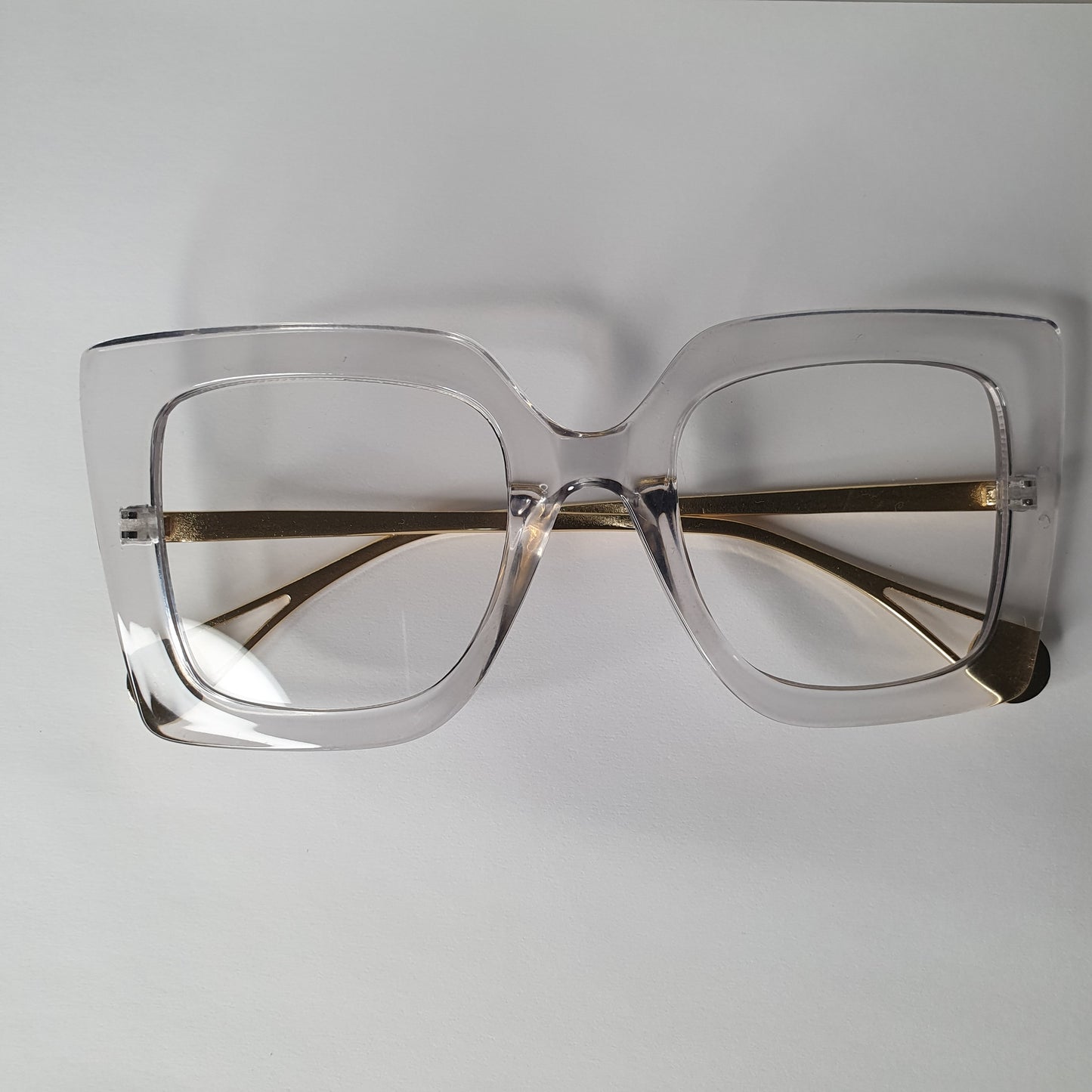 Oversized Women’s Anti-Blue Light Glasses – Premium Retro Square Frame