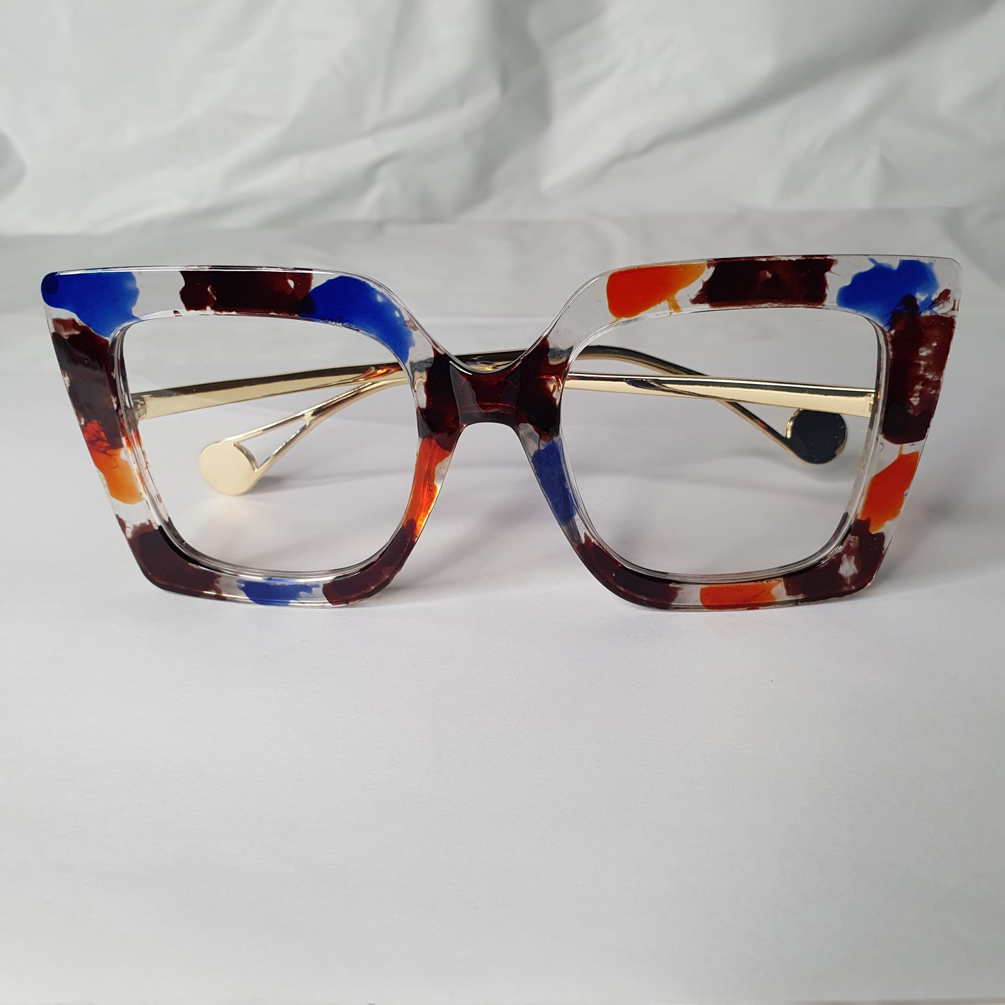 Oversized Women’s Anti-Blue Light Glasses – Premium Retro Square Frame