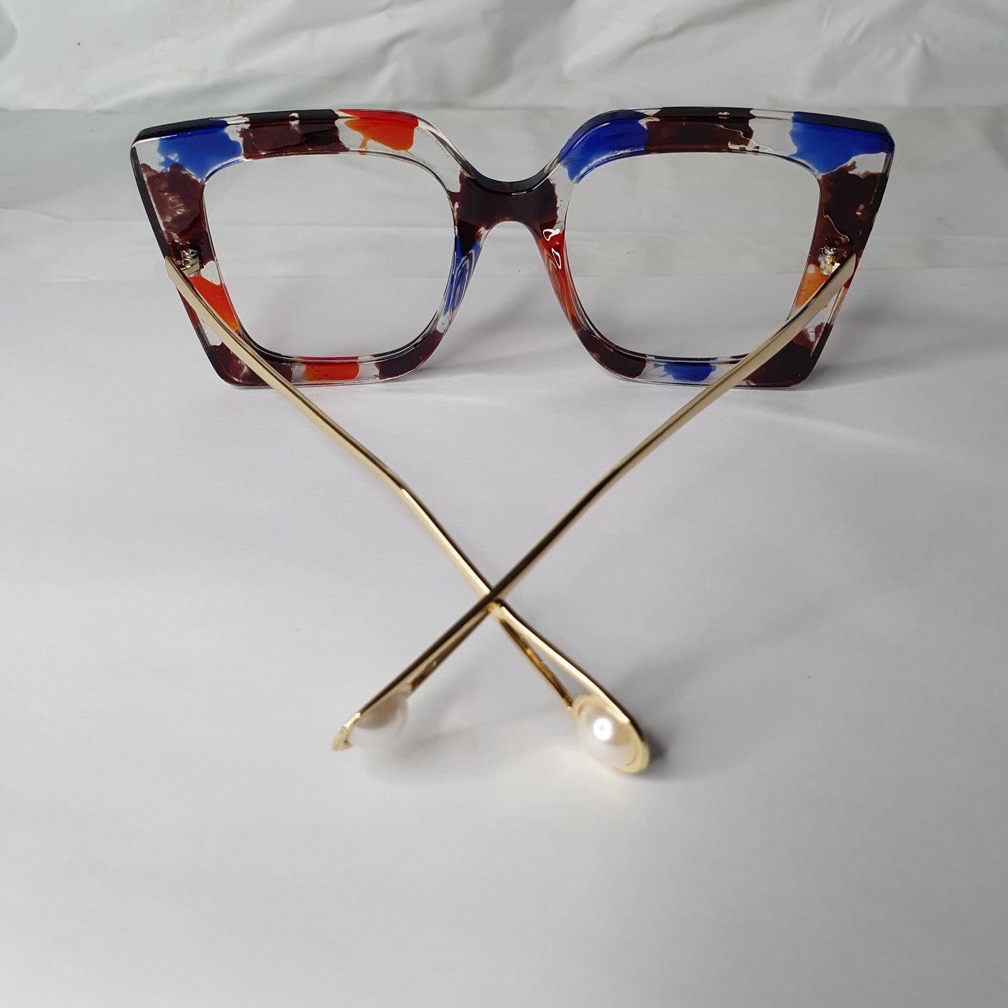 Oversized Women’s Anti-Blue Light Glasses – Premium Retro Square Frame