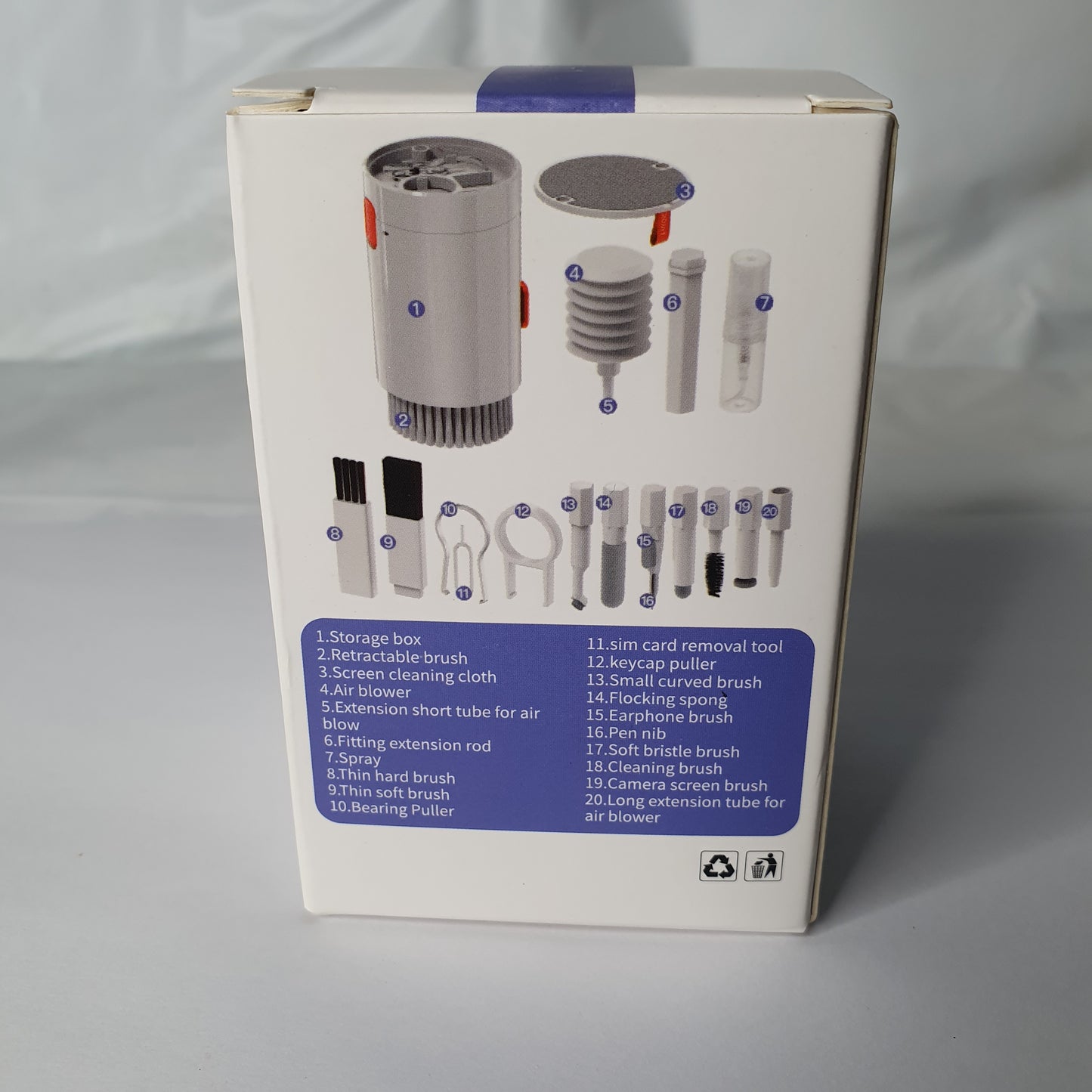 20-in-1 Electronics Cleaning Kit – Keyboard, Laptop, Phone & Earbud Cleaning Tool Set