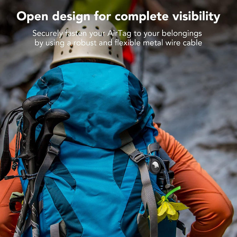 AirTag Holder with Secure Loop – Protective Silicone Case for Apple AirTag