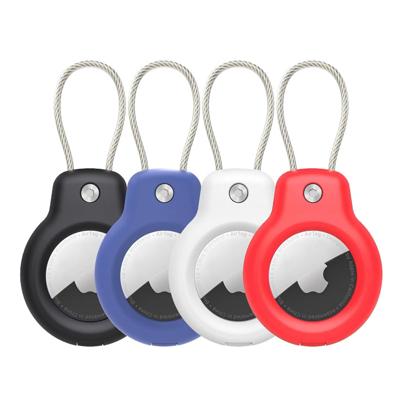 AirTag Holder with Secure Loop – Protective Silicone Case for Apple AirTag