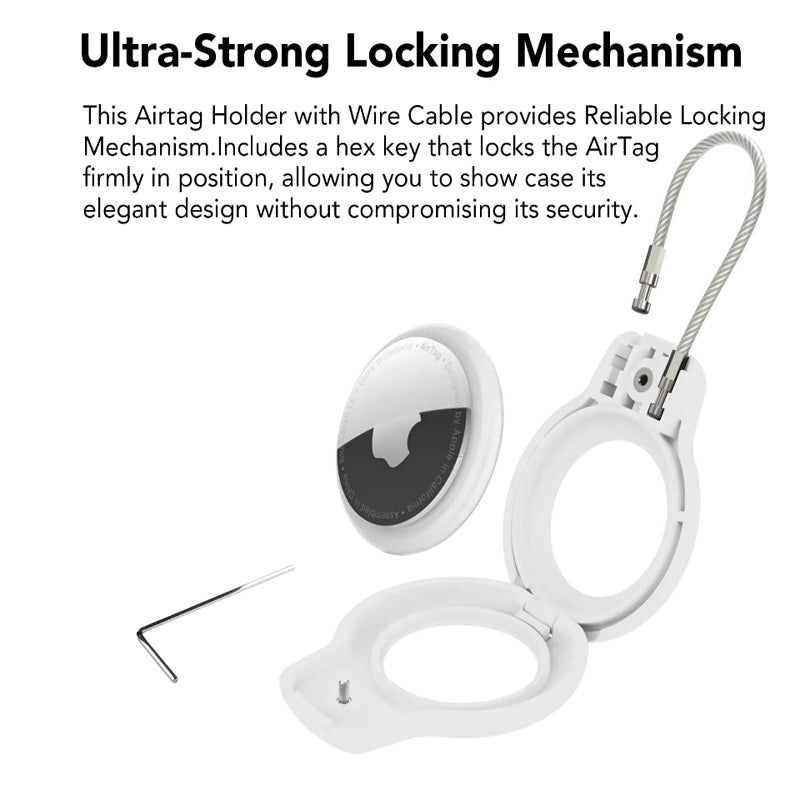 AirTag Holder with Secure Loop – Protective Silicone Case for Apple AirTag